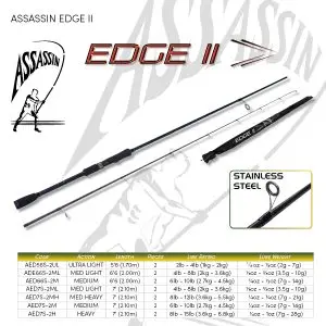 ASSASSIN EDGE II LIGHT RIVER & ESTUARY ROD