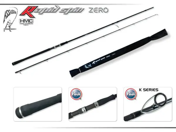 ASSASSIN RAPID SPIN ZERO HEAVY ROD 1 ASSASSIN RAPID SPIN ZERO HEAVY ROD