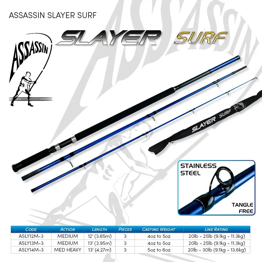 ASSASSIN SLAYER SURF ROD 1 ASSASSIN SLAYER SURF ROD
