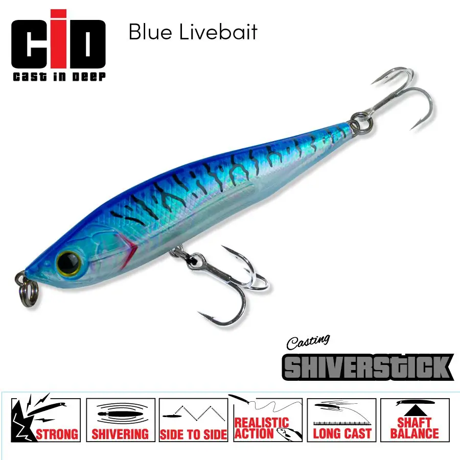 Lures CID Cast In Deep Shiverstick 14 Lures CID Cast In Deep Shiverstick - Image 14