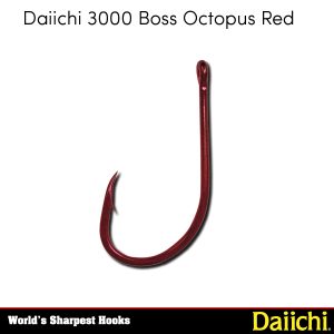 DAIICHI BOSS OCTOPUS 3000 RED HOOKS