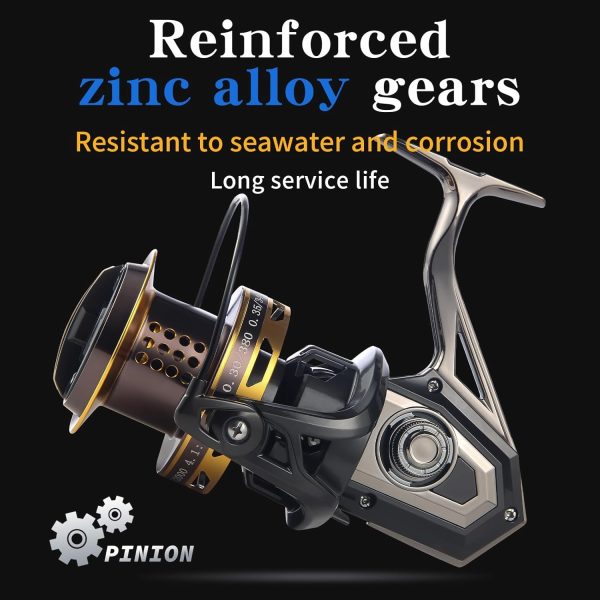HAUTTON BLACK KNIGHT 8000 SPINNING REEL - Image 4