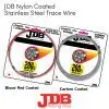 JDB CARBON COATED STAINLESS STEEL WIRE 10M 2 JDB CARBON COATED SS WIRE