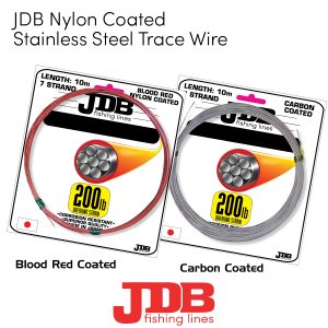 JDB CARBON COATED STAINLESS STEEL WIRE 10M