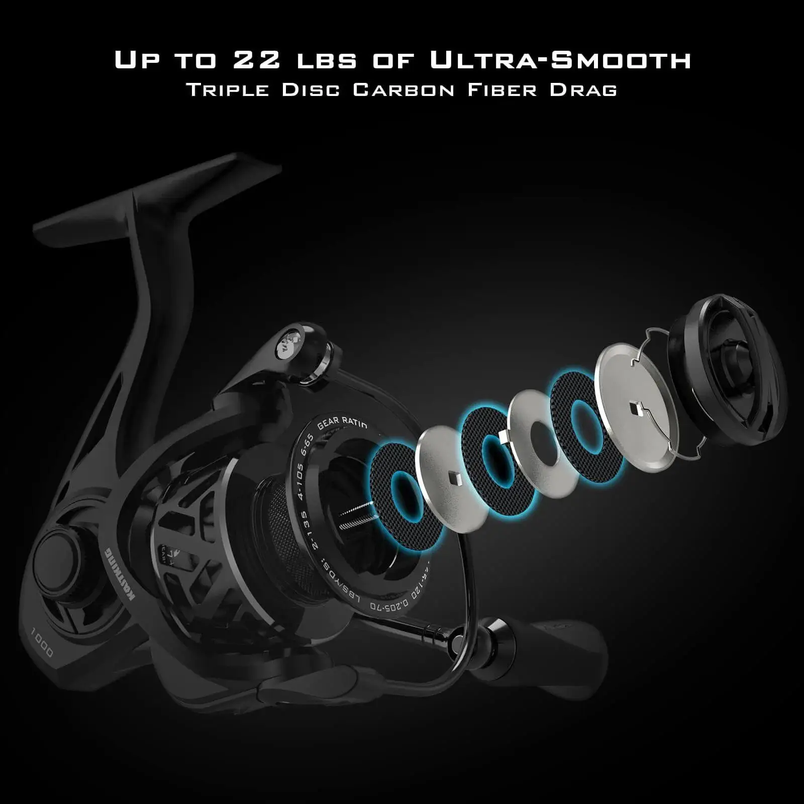 KASTKING ZEPHYR SPINNING REEL 7 KASTKING ZEPHYR SPINNING REEL - Image 7