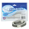 FISHBITES MULLET (GREY/ FLESH) LONG LASTING ARTIFICIAL BAIT 3 FISHBITES MULLET FLESH GREY