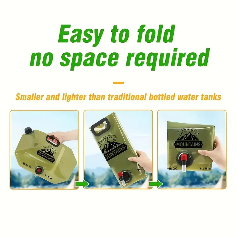 Foldable Water Travel Bag 8L 3 Foldable Water Travel Bag 8L - Image 3
