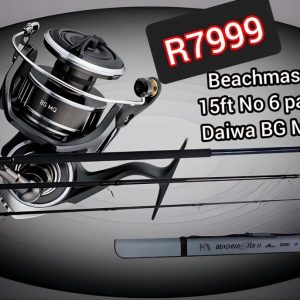 Assassin Beachmaster Zero 15ft No.6 paired with Daiwa BG MQ 14 000