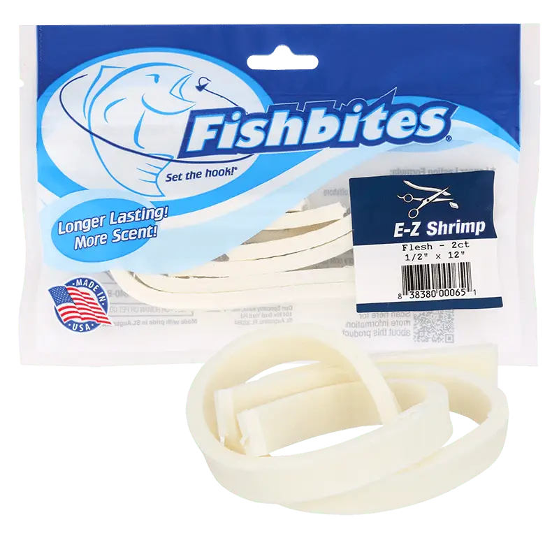 FISHBITES SHRIMP (FLESH) LONG LASTING ARTIFICIAL BAIT 1 FISHBITES SHRIMP FLESH
