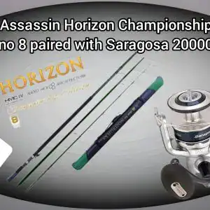 assassin horizon 8 with shimano saragosa 20000