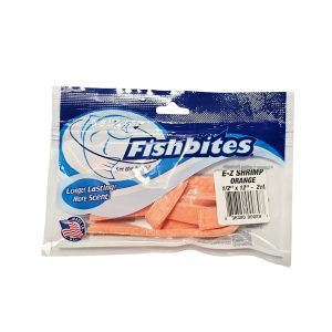 FISHBITES SHRIMP (ORANGE) LONG LASTING ARTIFICIAL BAIT